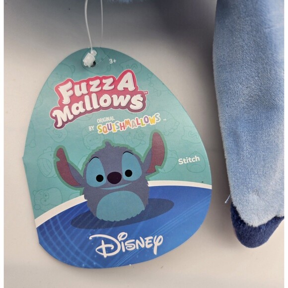 Squishmallow Fuzz-A-Mallow Disney Stitch Plush Soft Toy New Collectible - Picture 7 of 9